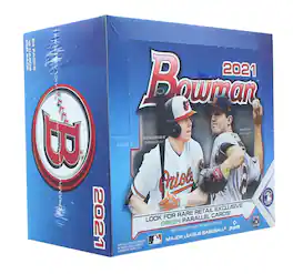 Topps - MLB 2021 Bowman Baseball Box | 24 Packs - Blue