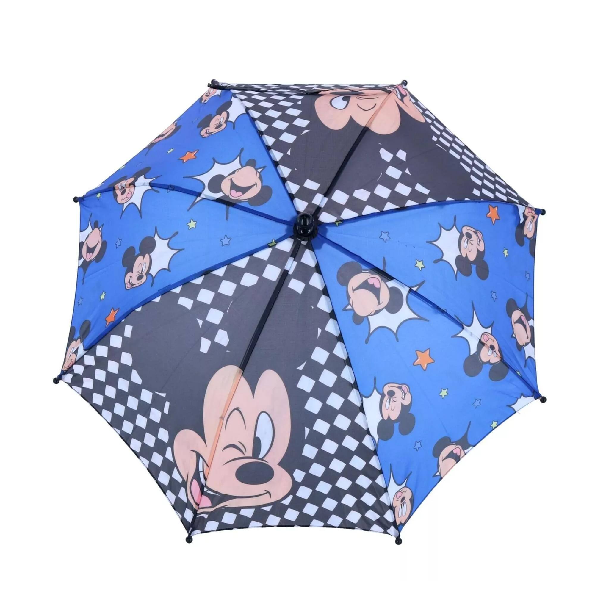 Alt View 1. Disney - Disney Mickey Mouse 21-Inch Kid's Umbrella With Clamshell Handle - Blue.