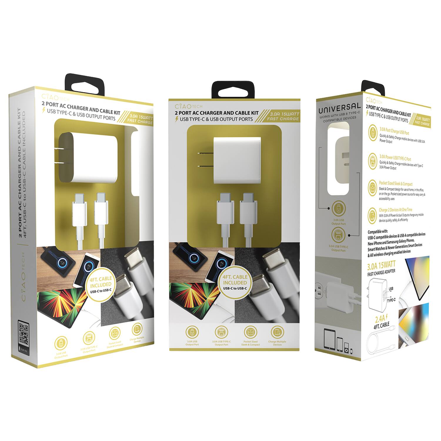 KIT CABLE INCLUDED AND CHARGER SICCABLI USIC to AC PORT USB-C N AFT. TENP CTAOTE CIAO LECH 2 PORT AC CHARGER USB TYPE-C AND CABLE & USB KIT OUTPUT PORTS 4FT. CABLE INCLUDED USB MURE 3.0 SWATT FAST CHARGE CTAOTECH 2 PORT AC CHARGER AND CABLE KIT USB TYPE-C USB OUTPUT PORTS 4FT. CABLE INCLUDED USB USBE AONo UNIVERSAL 2 PORT 1 CHARGER ANO 3.08 16UTT NRUS una - V TY C CAB eT FAST CHARG DEVICES 2 OUTH 1n SR roT beAGE SIA huc  Pot Suay M Oeg Pee Nd Son  10k Powr 2 o for Sn I Dey - -  1OA fo Se Podat Sad Sesk Compan See Sa - oN de Poe - - a - - Duge Devitce ON Toe a 12 - ta Sontv  S04 usa av al tm u han Computible -i  Lompte -i 2 Ccmpattie dvie Sanuoung