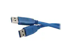 Front. Nippon Labs - Nippon Labs USB3-10MM 10ft. Blue USB 3.0 A Male to A Male Cable Gold Plated Connectors.