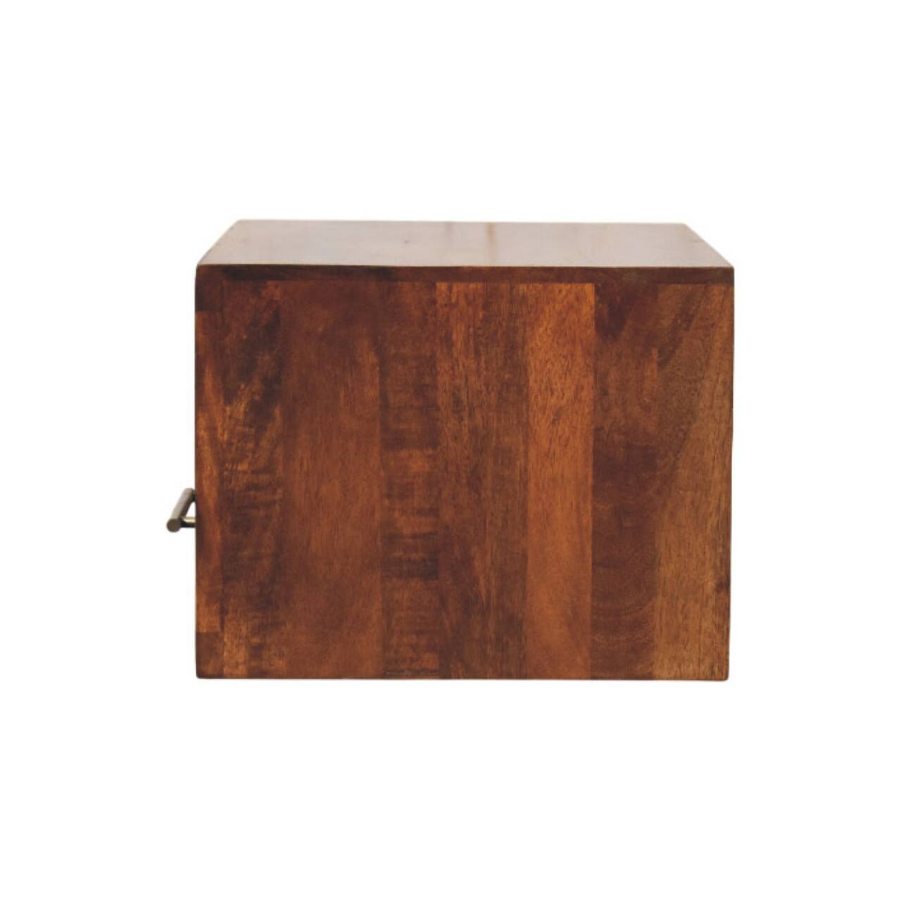 Alt View 5. Artisan Furniture - Cadiz Textured Bedside Table - Brown.