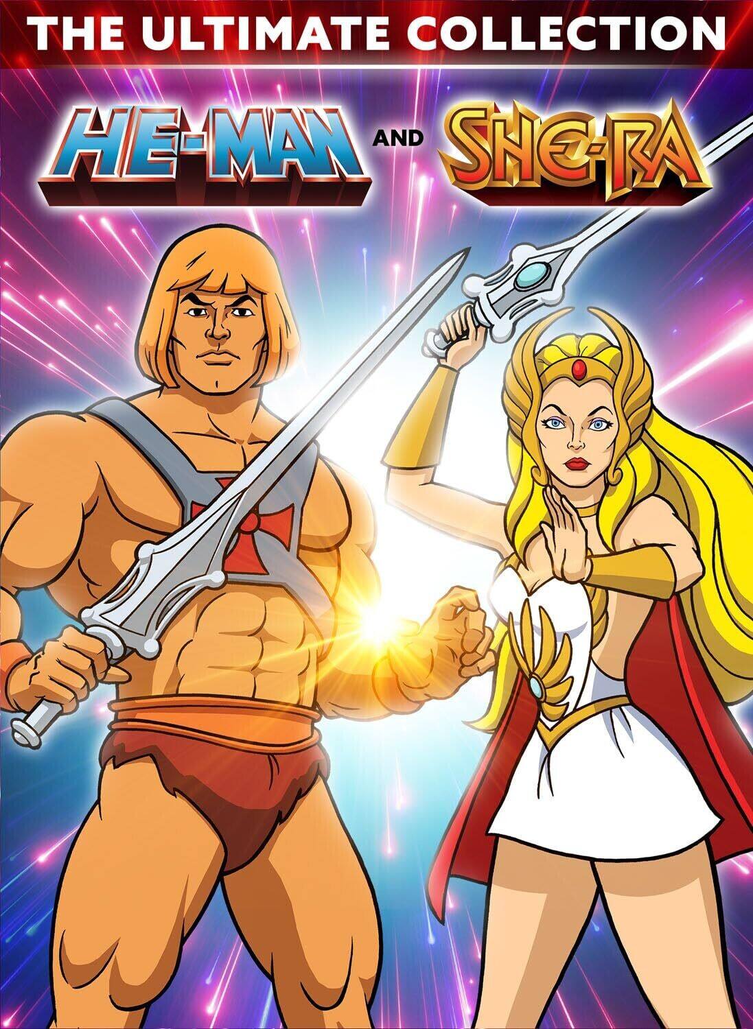 Front. He-Man and She-Ra: The Ultimate Collection   - DVD.