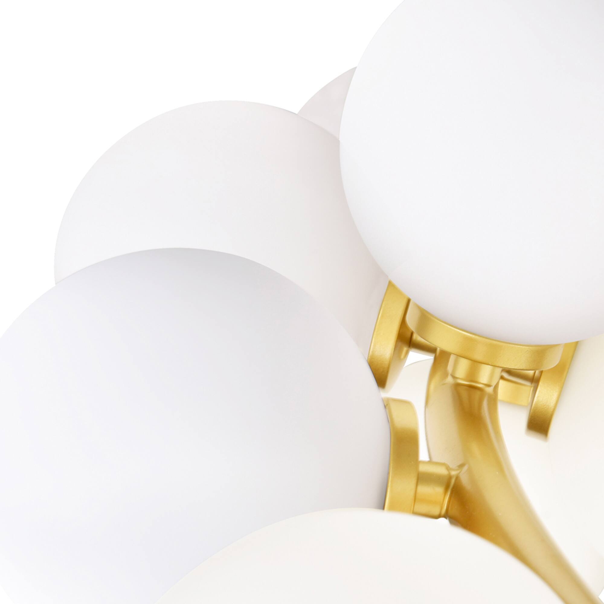 Alt View 1. CWI Lighting - Arya 45 Light Chandelier With Satin Gold Finish - Satin Gold.