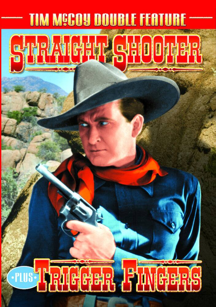 Front. Tim McCoy Double Feature: Straight Shooter (1939) / Tr - DVD.