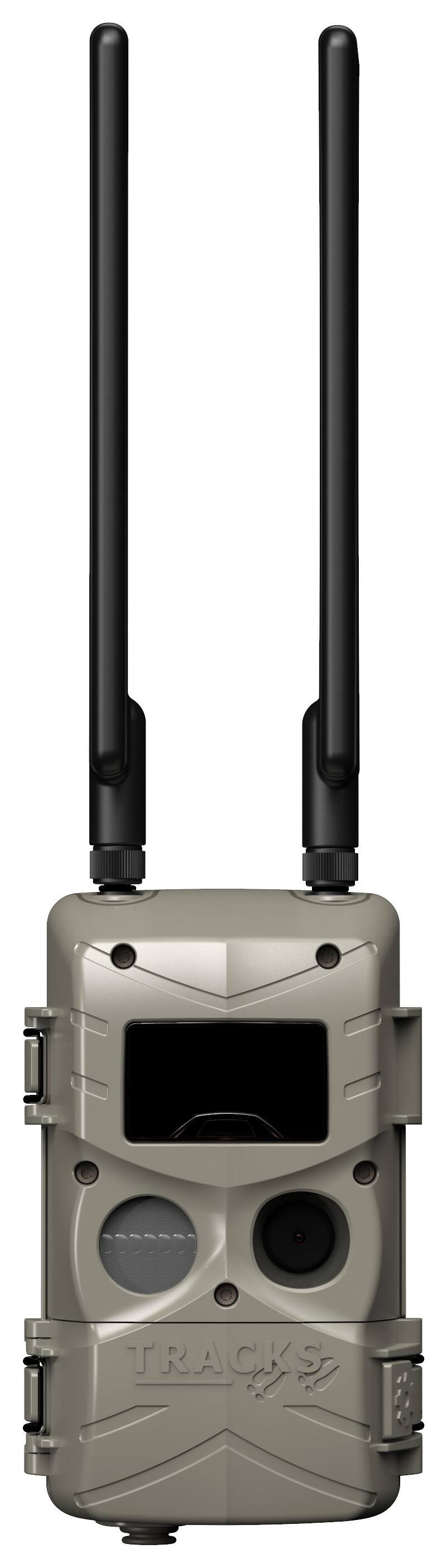 Angle. Cuddeback - Cuddeback Track Black Flash Standalone Cell Camera with Power Bank Bundle - ALTC-3A-PW001.