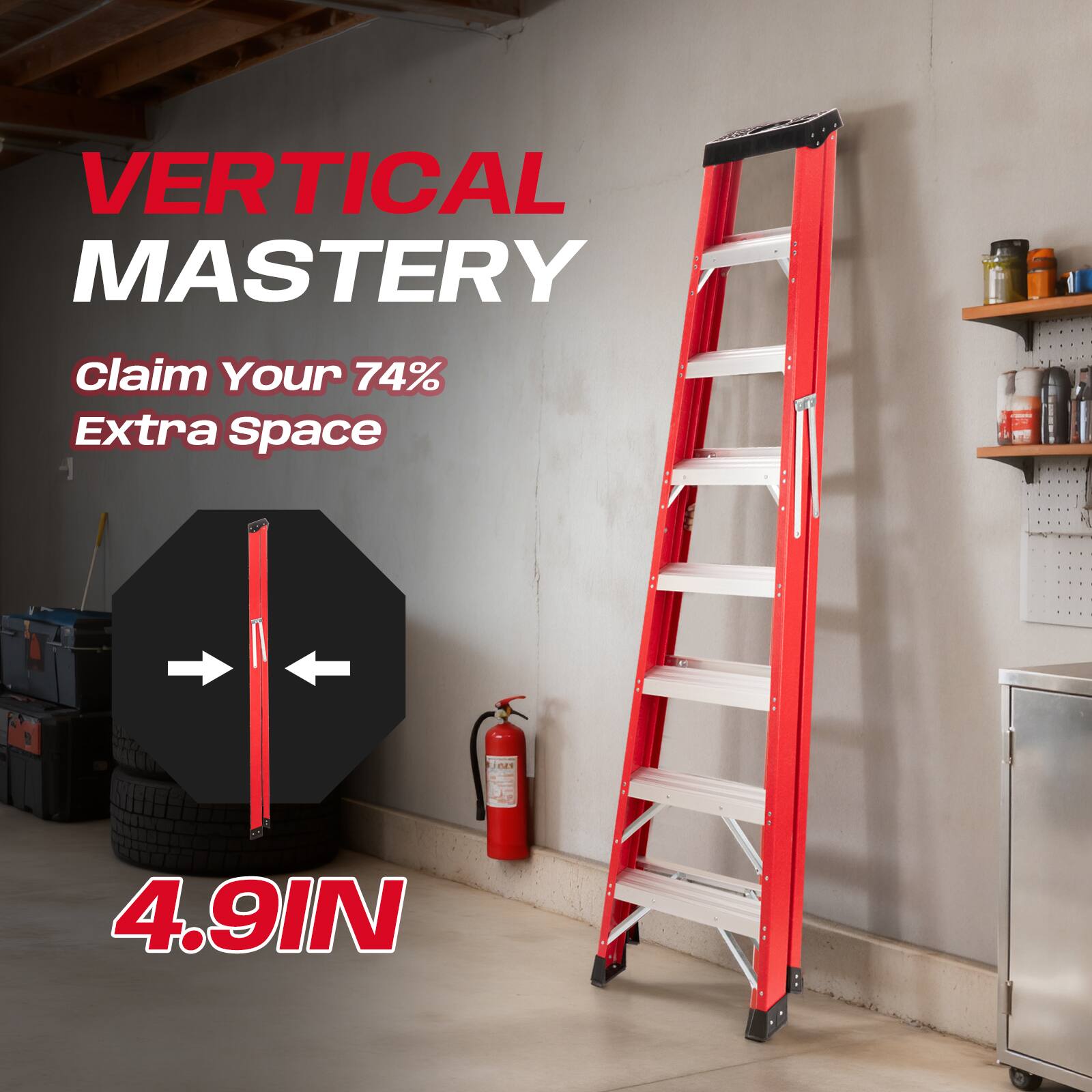VERTICAL MASTERY  
Claim Your 74% Extra Space  
4.9IN