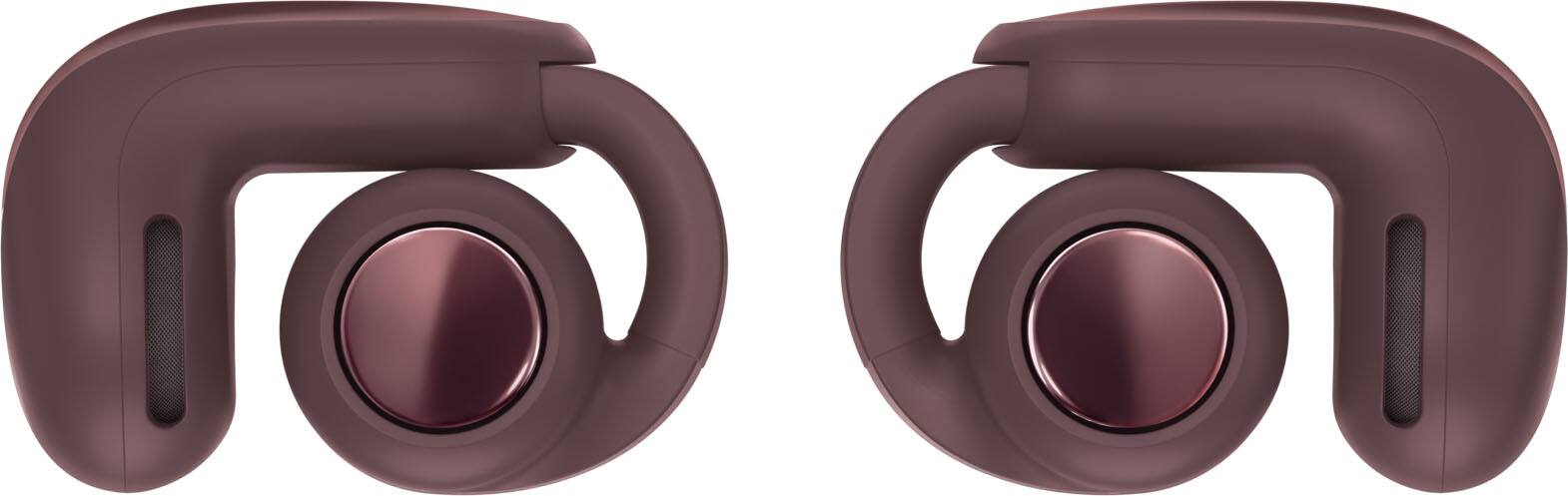 Alt View 4. Bose - Bose Ultra Open Earbuds (2nd Gen) - Wireless Bluetooth Open Ear Earbuds with Immersive Audio and Wireless Charging - Cherry Chocolate.