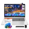 17.3" IPS 1920 x 1080
Anti-Glare
AMD RYZEN 5
WiFi 6
16GB RAM
1TB SSD
1TB Docking
Microsoft Windows 11 Pro