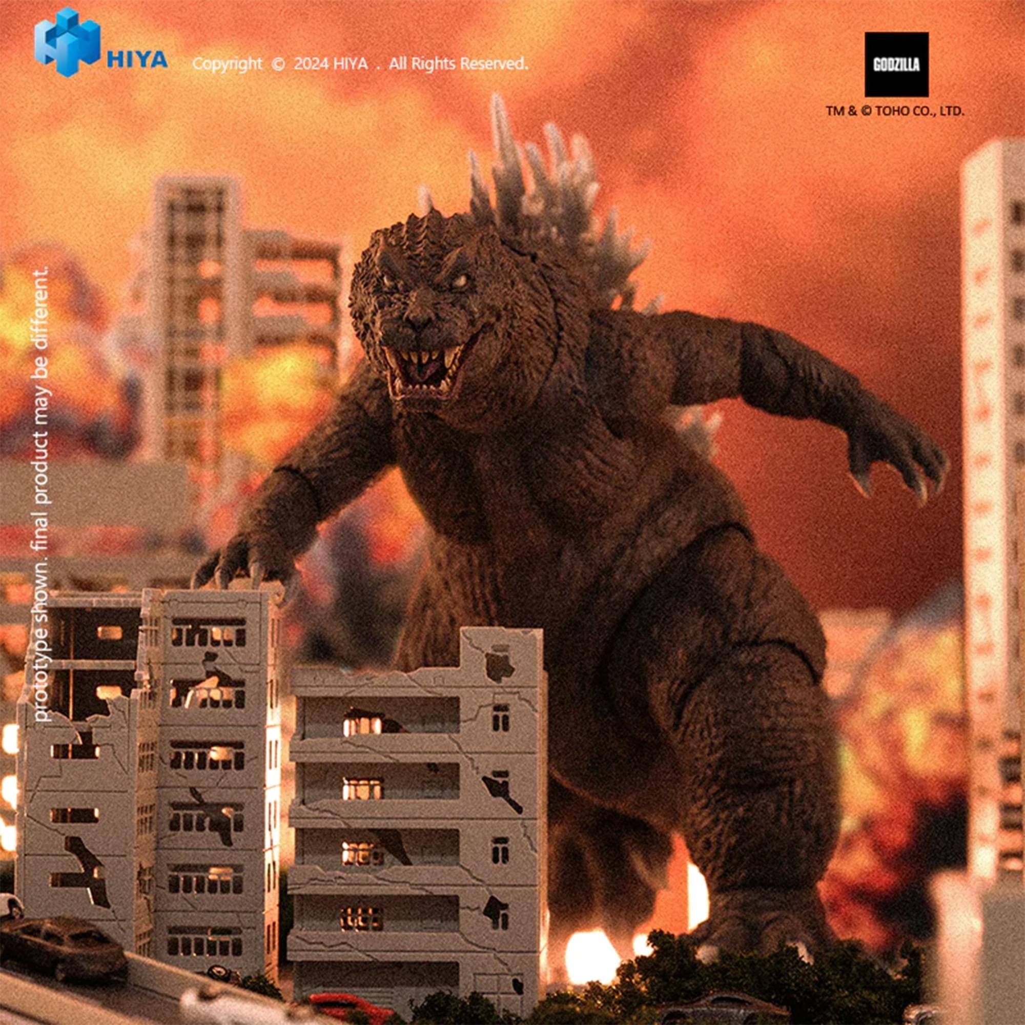 HIYA  
Copyright © 2024 HIYA. All Rights Reserved.  
GOOZILLA  
TM & TOHO CO., LTD.  
be different.  
product may be different.  
prototype shown.