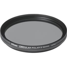 Nikon - 52mm Circular Polarizer II Thin Ring Multi-Coated Glass Filter