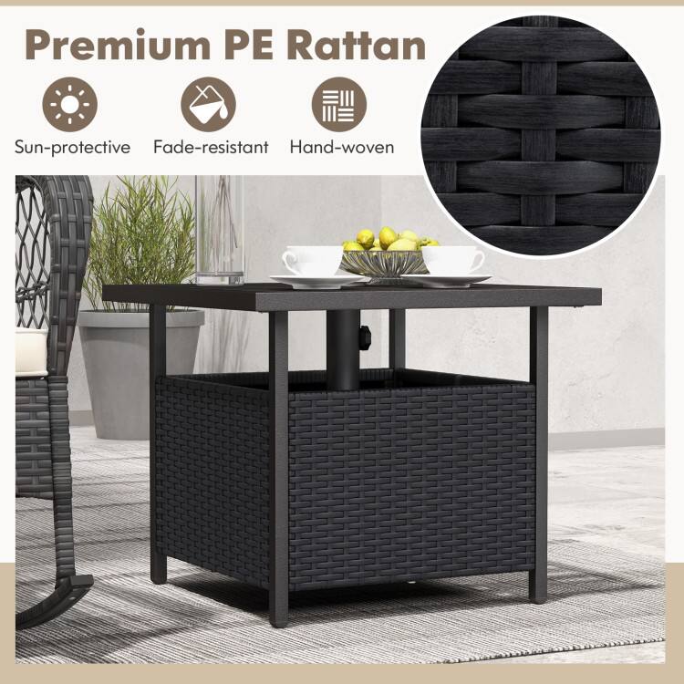 Premium PE Rattan

Sun-protective
Fade-resistant
Hand-woven