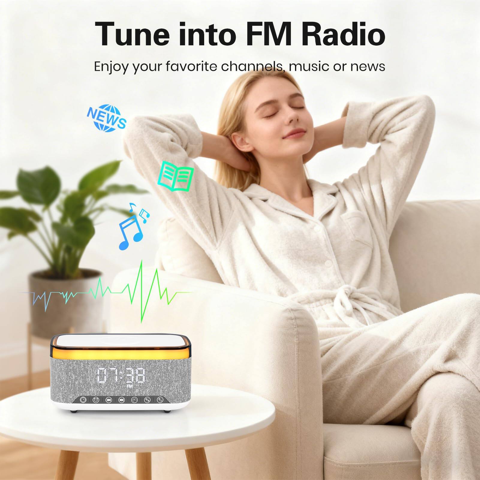 Tune into FM Radio  
Enjoy your favorite channels, music or news  

NEWS  
01:38