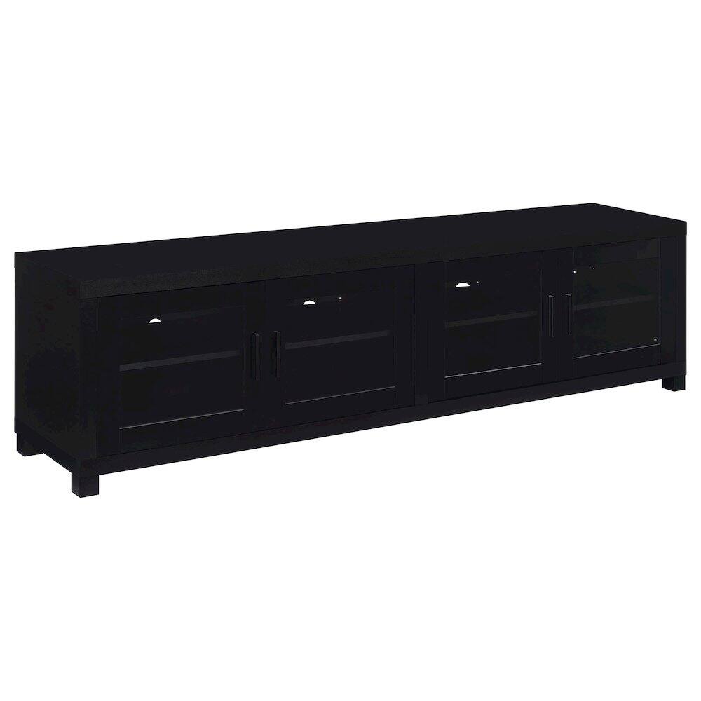 Coaster Co. of America - Jupiter 4-door Engineered Wood 79-inch TV Stand - Black