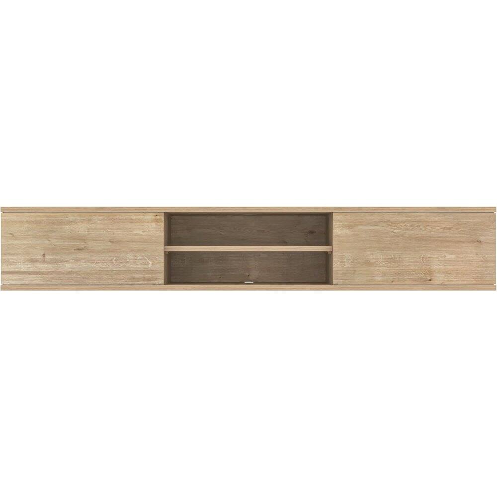 Alt View 1. Atelier Mobili - Floating TV Stand for 75 Inch TVs, Modern Entertainment Center - White.