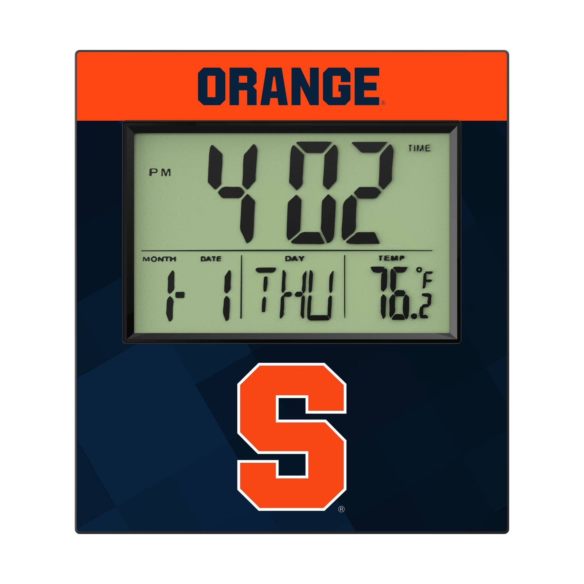 ORANGE  
PM 4:02  
MONTH 1 DATE 11 DAY THU TEMP 76.2°F  
10.2