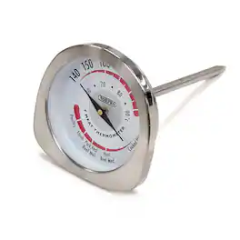 Norpro - Meat Thermometer, Stainless Steel, 2 Inch Dial - Silver