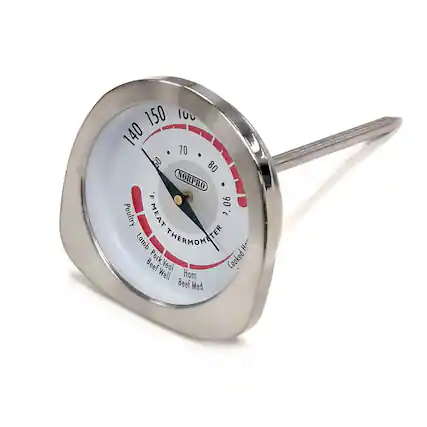 150 140 100 70 09 80 NORPRO "F 90 Poultry MEAT THERMOMETER Lamb Pork Veal Cooked Well Ham Beef Med