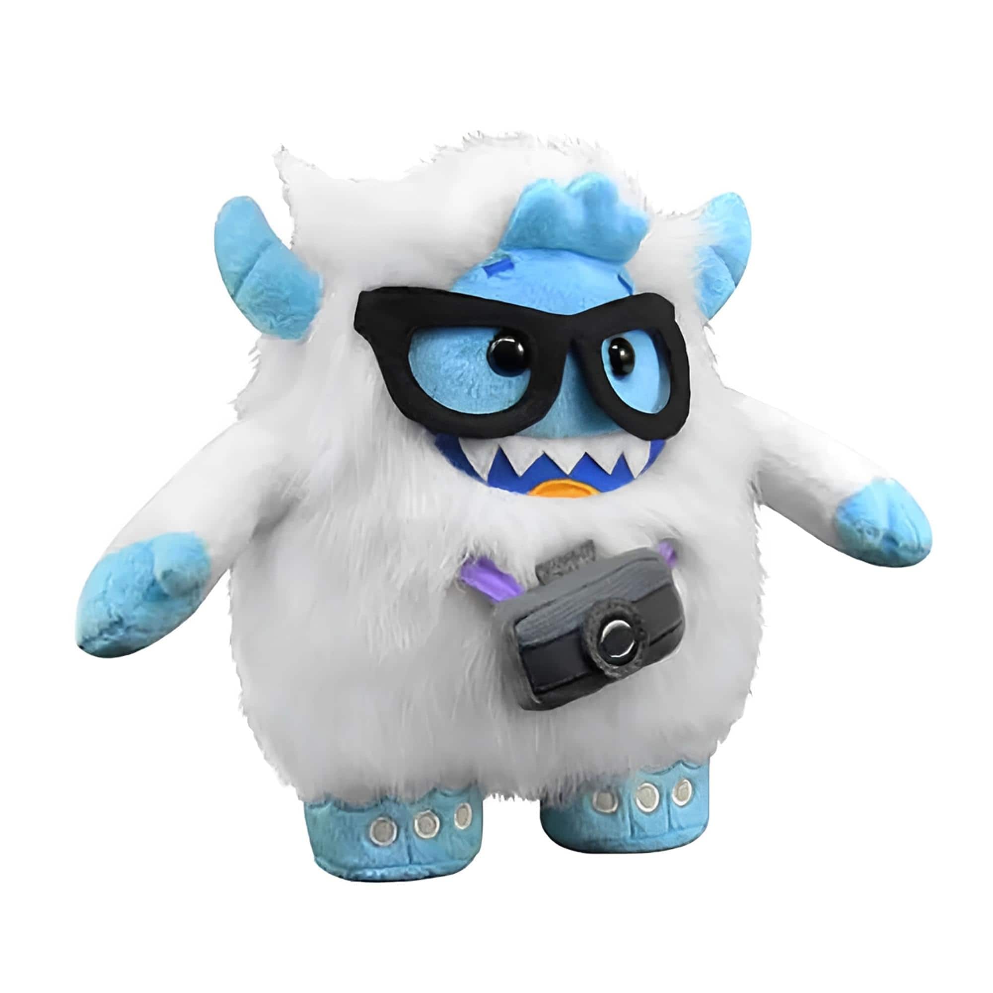"Crowded Coop - WhimWham 8"" Plush, Yeti Nerd Glasses - Gray" price history on PriceWatchPro