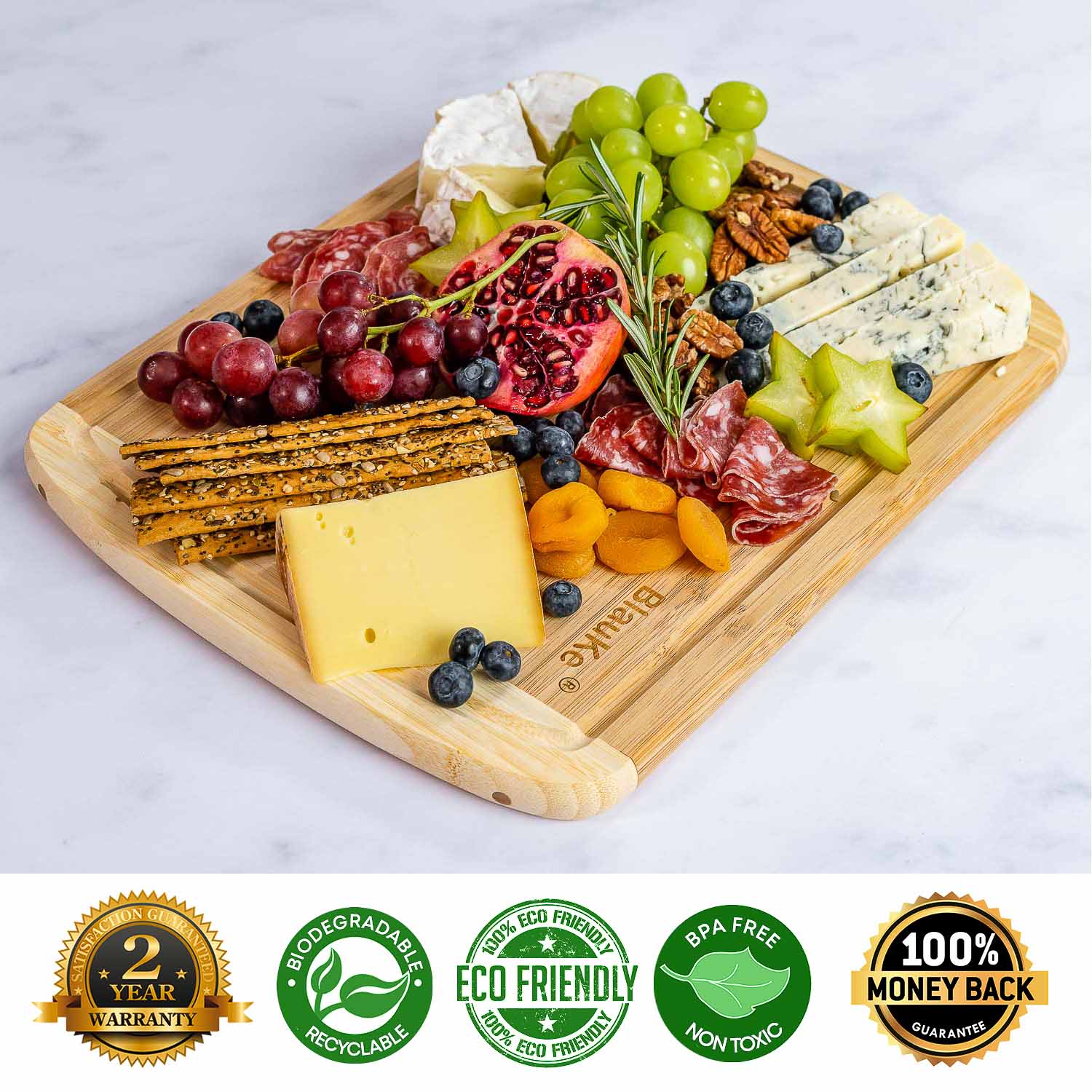 Blauke  2 YEAR WARRANTY BIODEGRADABLE ECO FRIENDLY RECYCLABLE 100% ECO FRIENDLY BPA FREE NON TOXIC 100% MONEY BACK GUARANTEE