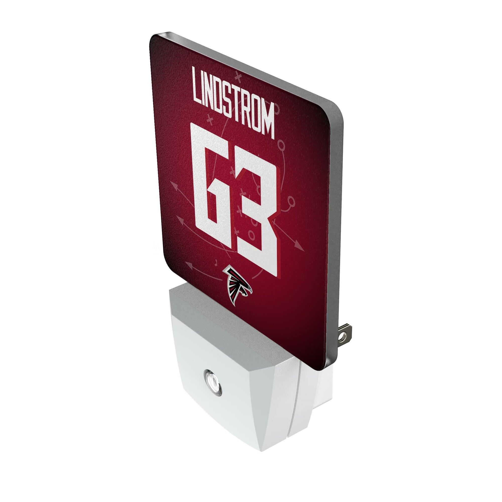 Alt View 1. Keyscaper - Chris Lindstrom Atlanta Falcons Nightlight 2-Pack - Multicolor.