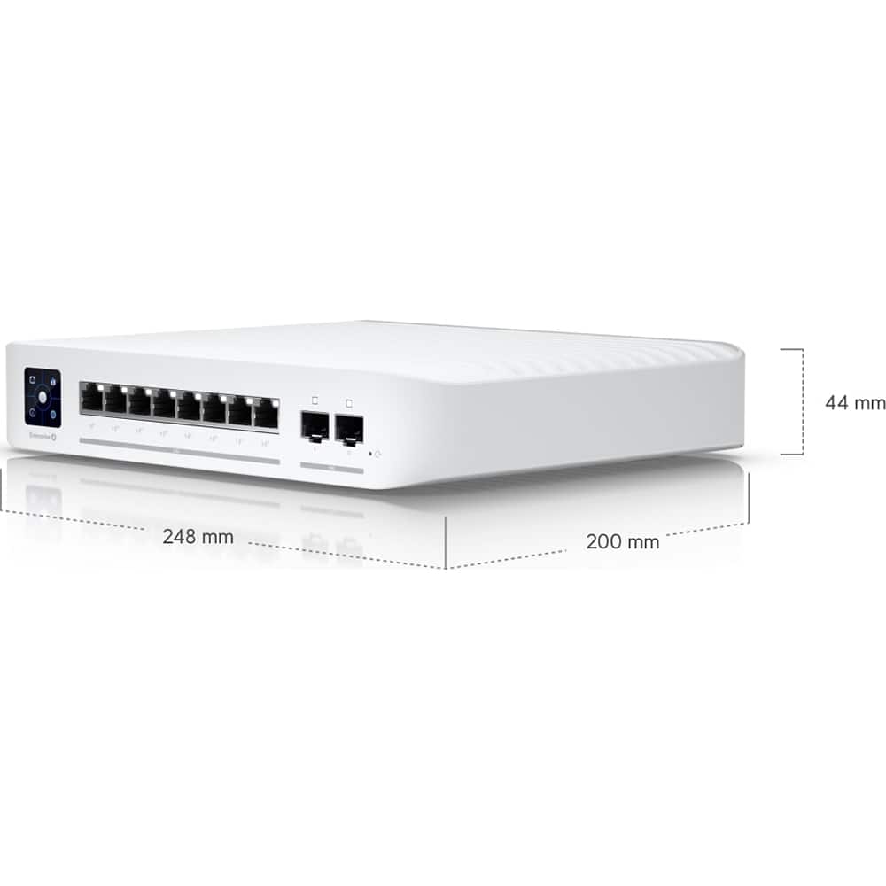 Ubiquiti Enterprise 8 8 Port 2.5Gb PoE+ Compliant Managed Network