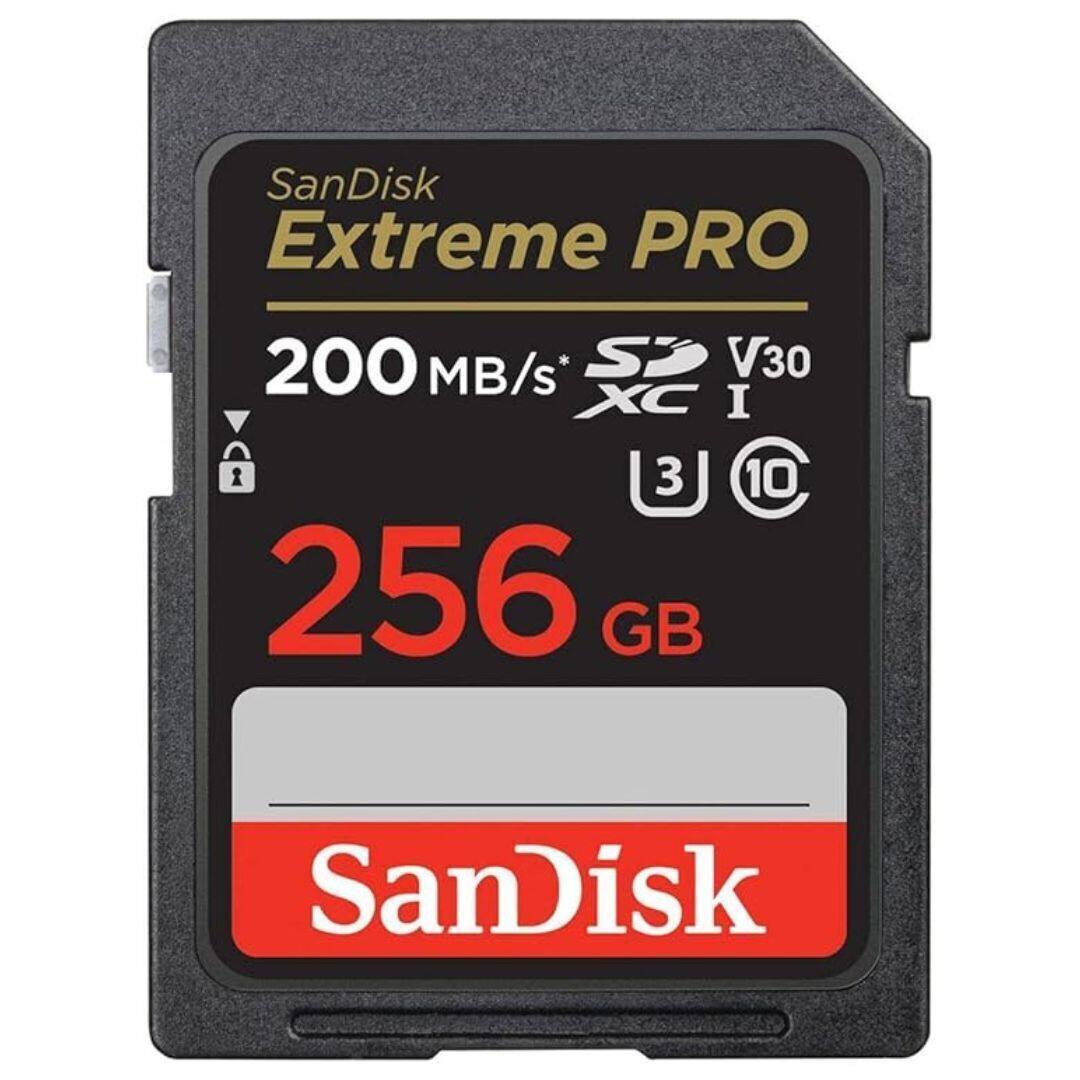 SanDisk Extreme PRO
200 MB/s*
V30
XC I
30
10
256 GB
SanDisk