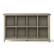 Alt View 13. Simpli Home - Acadian 8 Cube Storage Sofa Table - Distressed Grey.
