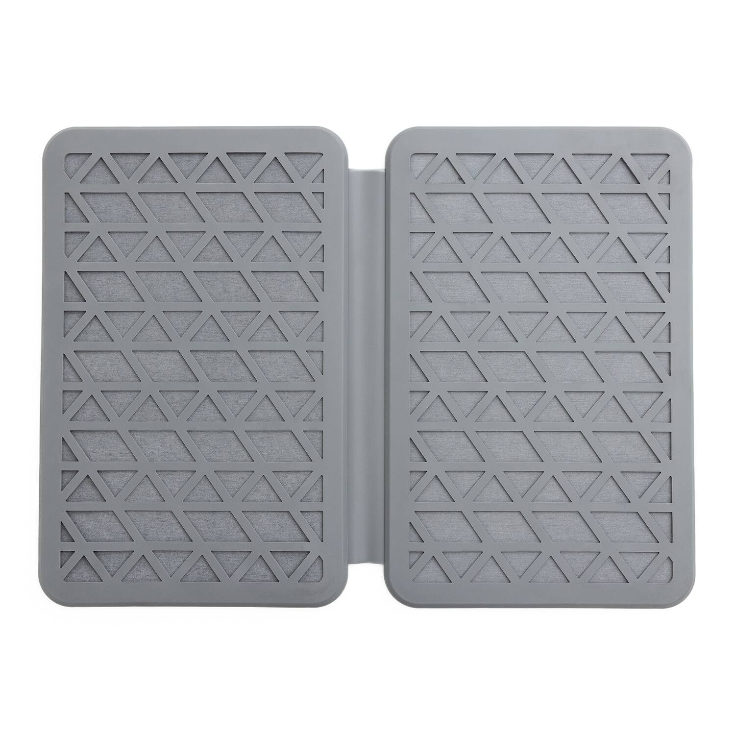 Alt View 6. Better Houseware - Better Houseware 3417 The Magic Dishmat Ii Stone And Silicone Quick-dry Mat - gray.