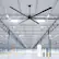 Front. Breezary - 120 Inch Large12ft HVLS Industrial Ceiling Fan, DC Motor, Aluminum Blades, Downrod Mount, High Airflow, Commercial Grade - 120-in Black / 6-Blade.