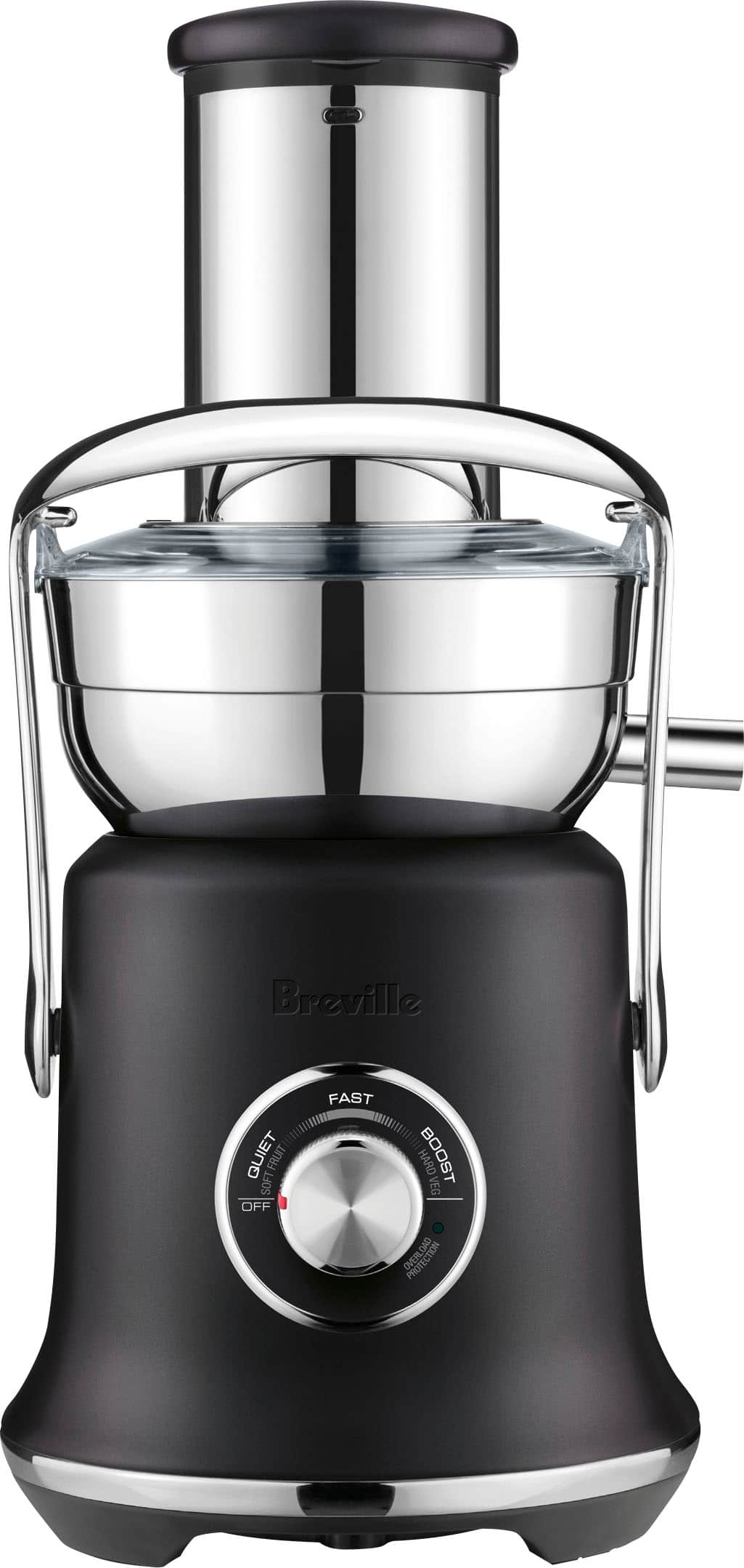 Breville - Juice Fountain Cold XL Juicer - Black Truffle - Front_Zoom
