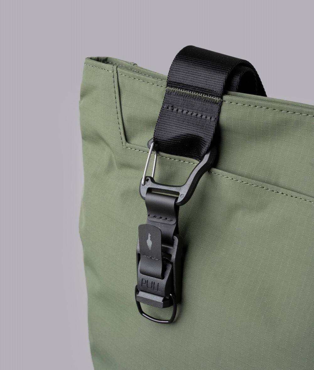 Alt View 8. ALPAKA - Elements Tote 9L Small Tote Bag for 11" Devices - Green Axoflux 210D.