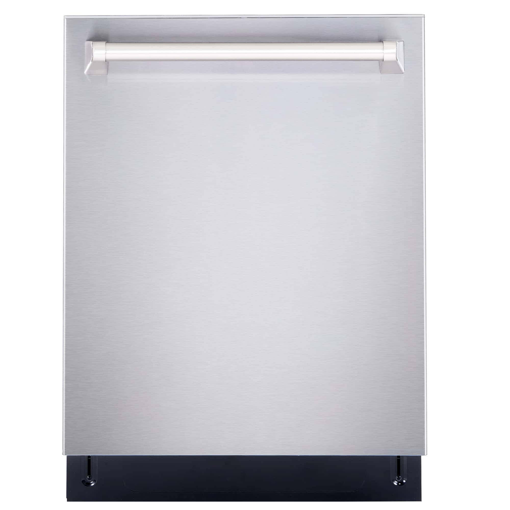 COSMO - COS-DIS6502 24 in. Top Control Built-In Tall Tub Dishwasher in Fingerprint Resistant - Stainless Steel