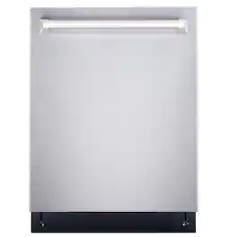 COSMO - COS-DIS6502 24 in. Top Control Built-In Tall Tub Dishwasher in Fingerprint Resistant - Stainless Steel