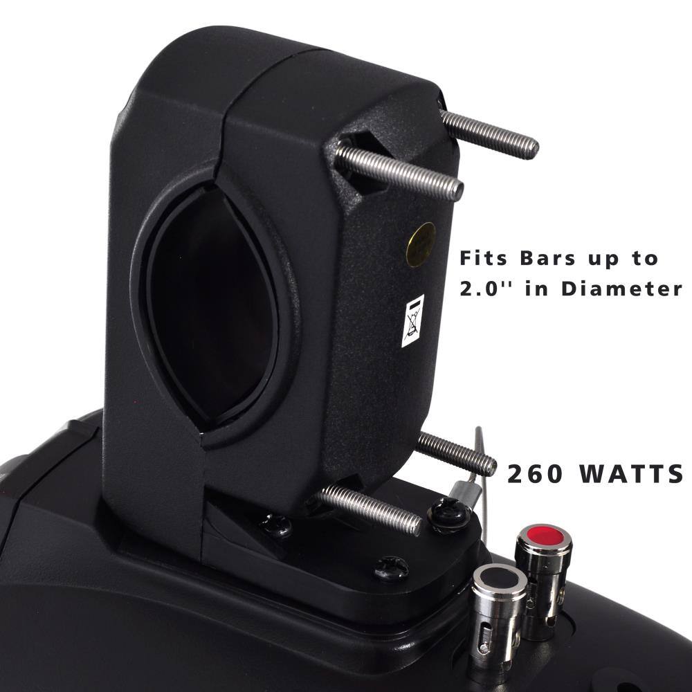 Fits Bars up to 2.0" in Diameter

260 WATTS