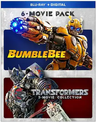 Front. Bumblebee and Transformers 6-Movie Pack - BLU-RAY.