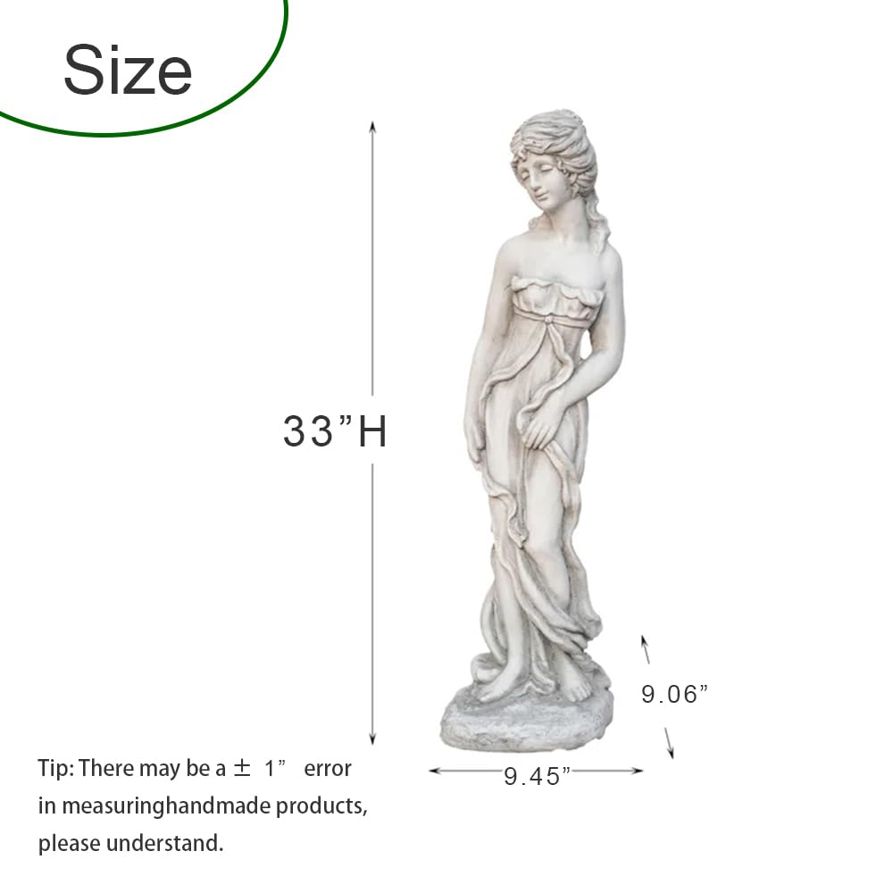 Size  
33" H  

9.06"  
9.45"  

Tip: There may be a ± 1" error in measuring handmade products, please understand.