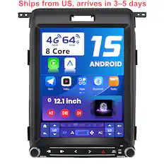Ships from US, arrives in 3-5 days
4G 64 RAM ROM 8 Core
15 ANDROID
FM
Navi
Video
Apps
Bluetooth
Radio
12.1 inch
KI
DII
DI
LO
OFF
AUTO
AC
LO
+
RST
PASS URBAG
OFF ON
PWR-VOL
TUNE-MEDIA