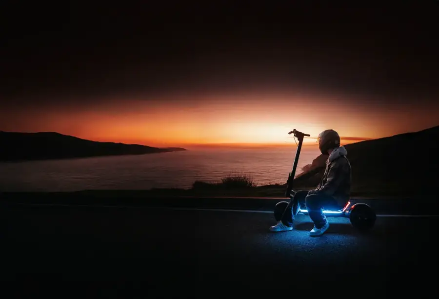 Alt View 14. Apollo - Pro 2024 Premium Dual-Motor  Electric Scooter w/62 mi Max Operating Range & 44 mph Max Speed - Space Gray.