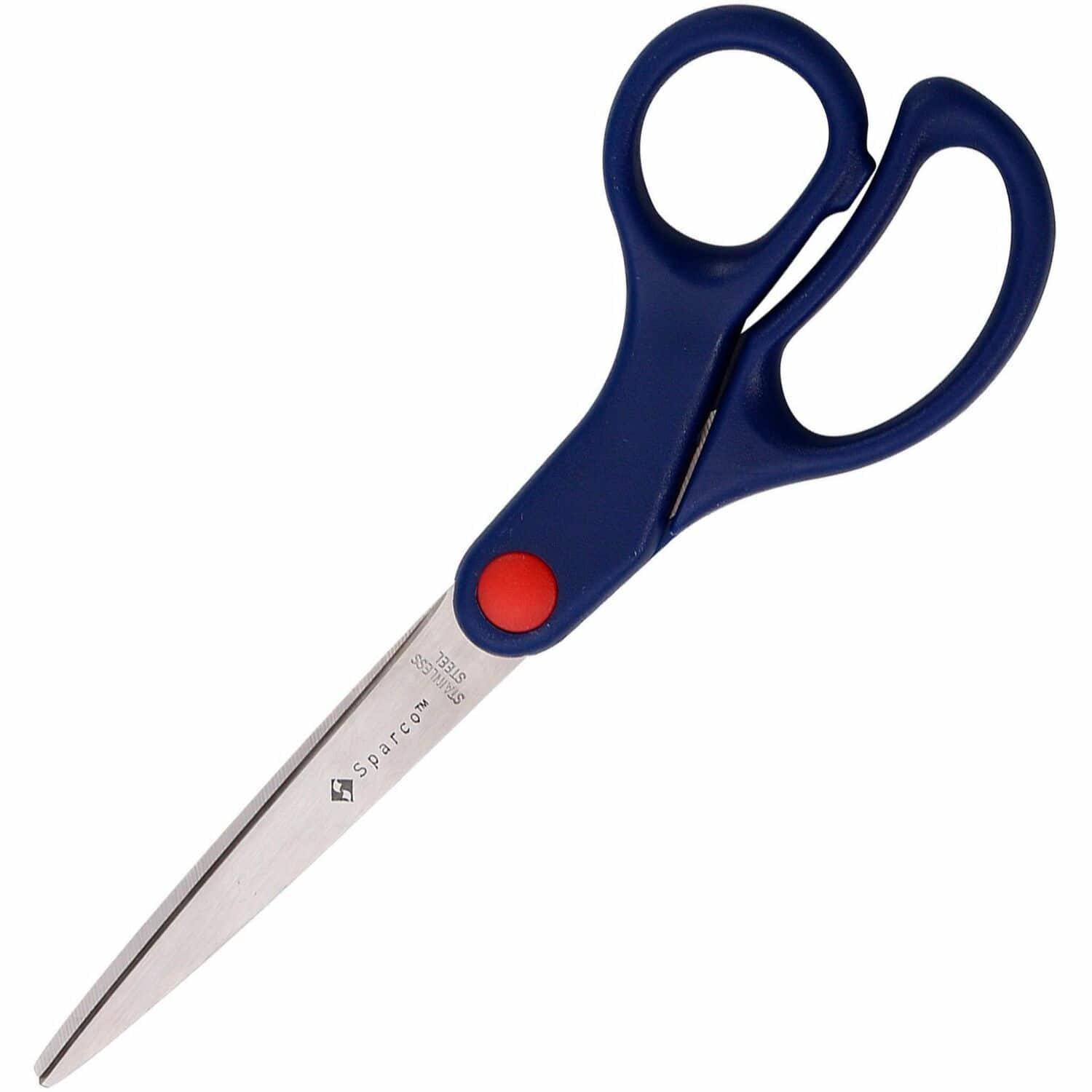 "Sparco - 7"" Kids Straight Scissors Straight Stainless Steel Pointed Tip 1 Each - Blue" price history on PriceWatchPro