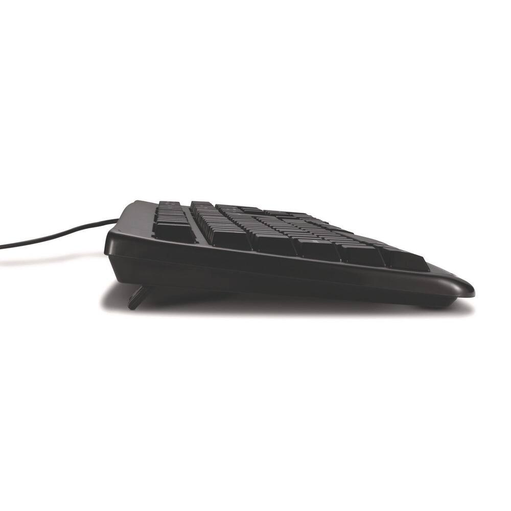 Back. Kensington - Kensington Pro Fit K64407US Black 104 Normal Keys USB or PS/2 Wired Standard Washable Keyboard - Black.
