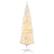Front. Homcom - Pencil Christmas Tree - white.