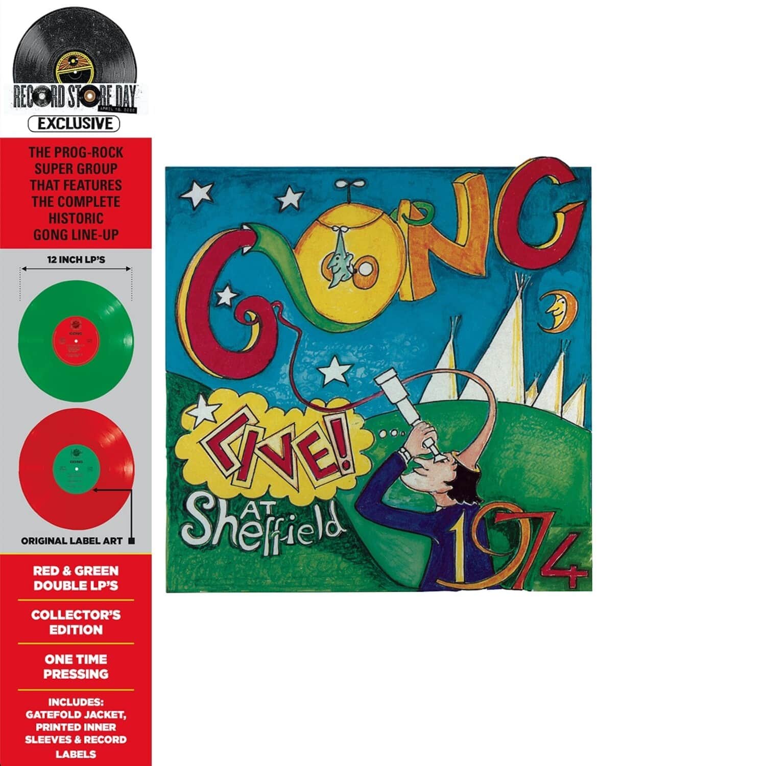 Gong - Live! At Sheffield 1974  - VINYL LP