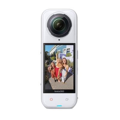 Insta360 X5 Satin White Waterproof 8K 360° Action Camera, Leading Insta360 X5 Satin White Waterproof 8K 360° Action Camera, Leading