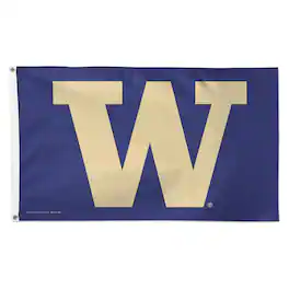 WinCraft - Washington Huskies Deluxe 3' x 5' One-Sided Flag - Multicolor