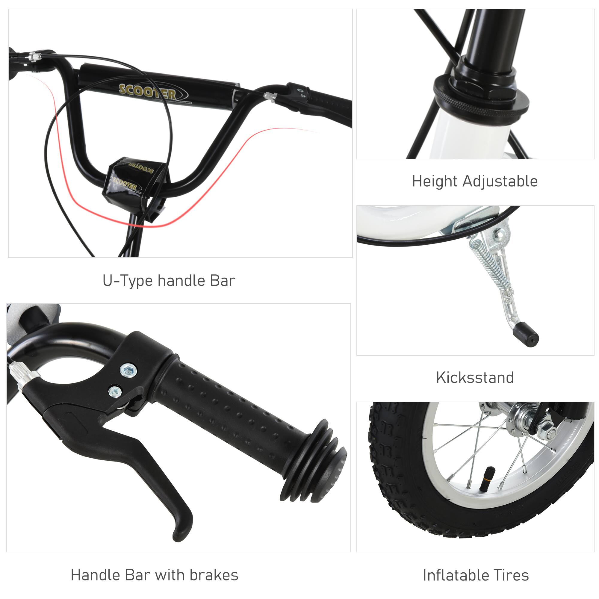 TinyHomie Youth Scooter Front and Rear Caliper Dual Brakes 12 Inch ...