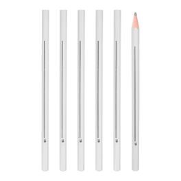 Unique Bargains - 2B Drawing Pencils for Sketching, 6pcs Hexagonal Sketch Pencils, Break-Resist Lead for Drawing, Painting, Sketching - Black