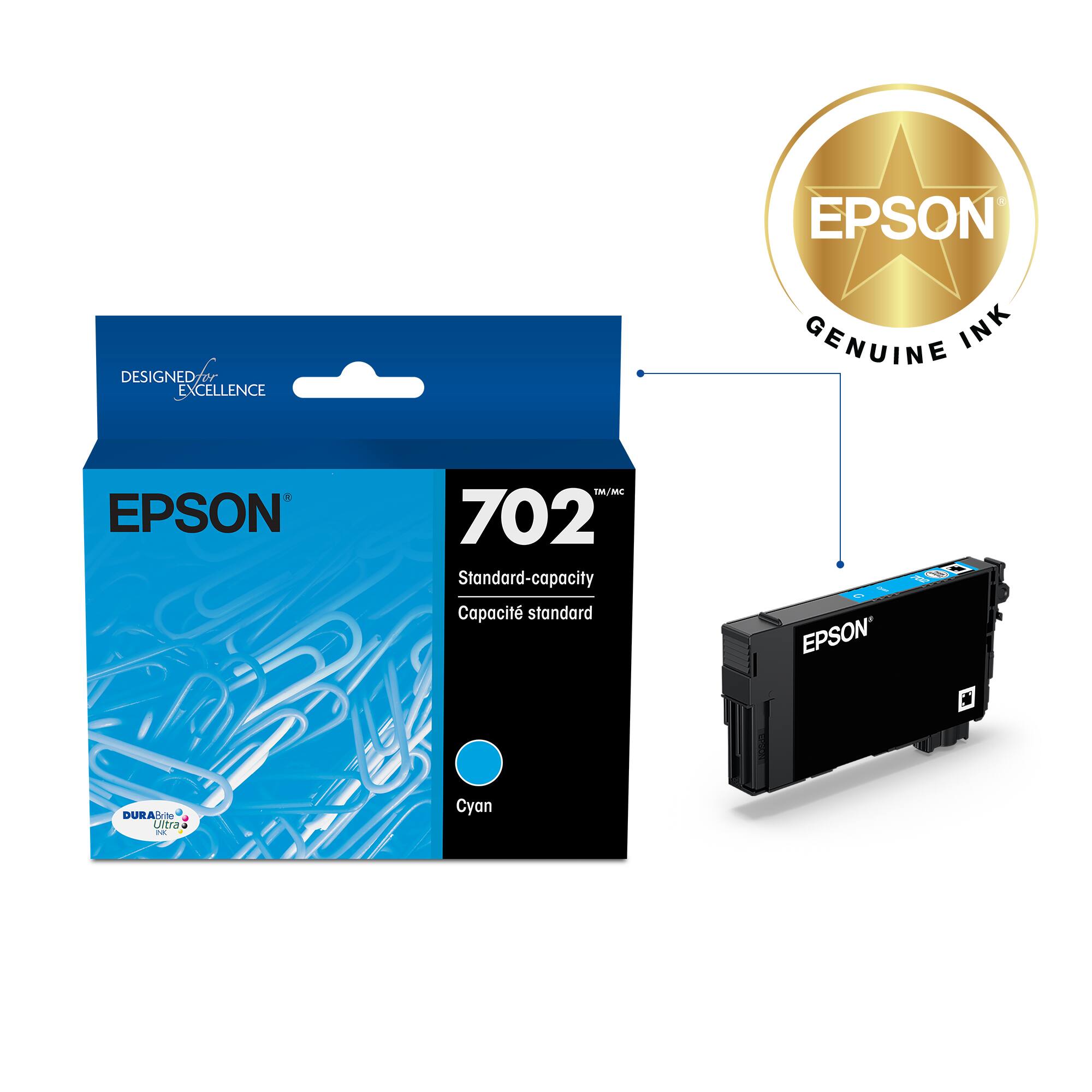 EPSON GENUINE INK EPSON LNM 702 Standard-capacity Cartridge - Cyan.