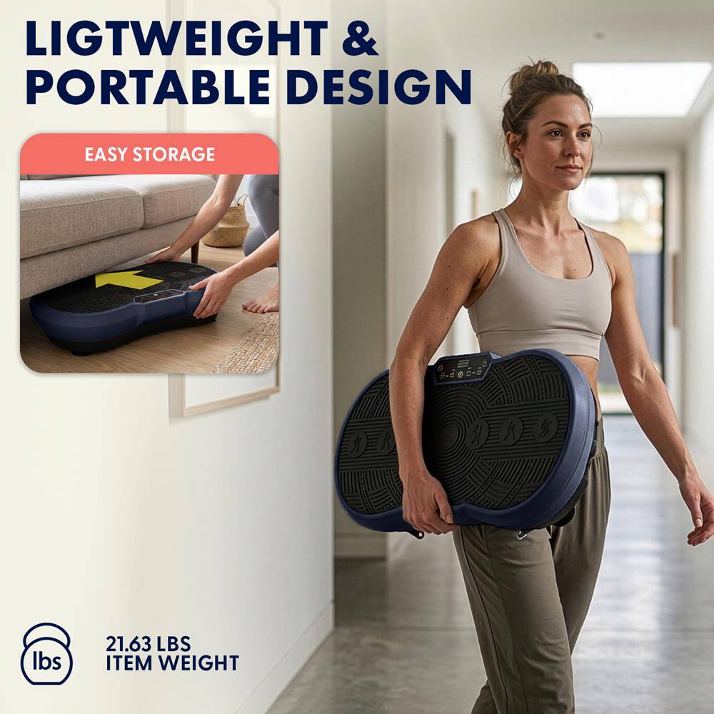 LIGHTWEIGHT & PORTABLE DESIGN  
EASY STORAGE  
21.63 LBS ITEM WEIGHT