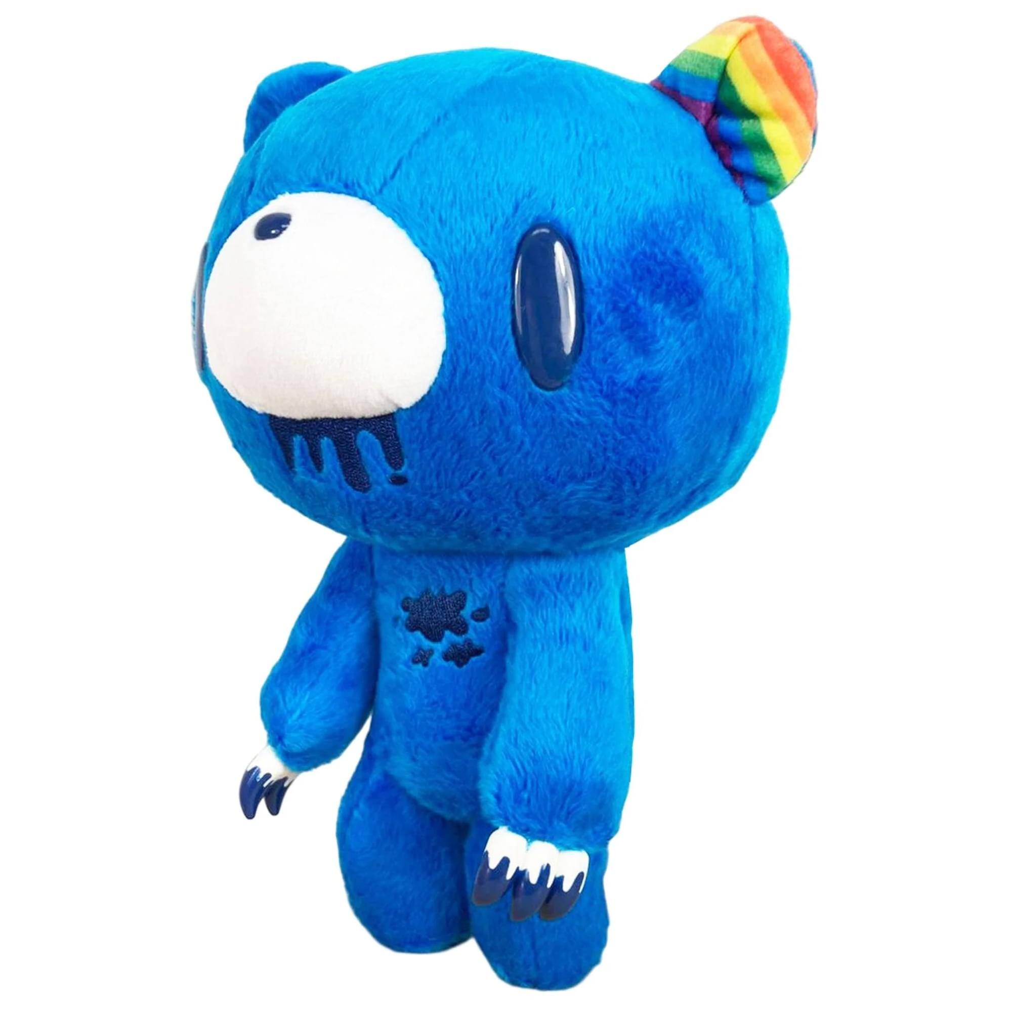 Alt View 1. Great Eastern - Gloomy Bear Blue 8 Inch Collector Plush - Blue.