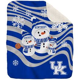 Pegasus - Kentucky Wildcats 50'' x 60'' Snowman Sherpa Blanket - Multicolor